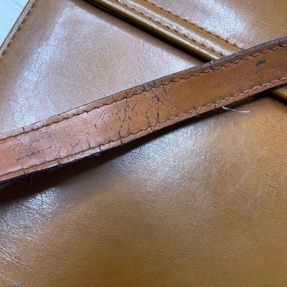 Vintage Belle Rose Black Leather Crossbody Bag Multi Pocket Organizer Handbag u - Picture 11 of 11